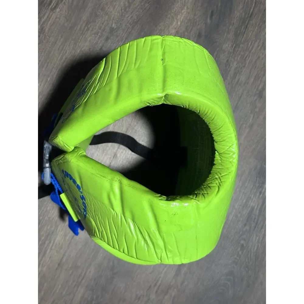 TRC Recreation Super Soft Child Life Jacket Swim Vest SZ XS Green Turtle 30-50lb
